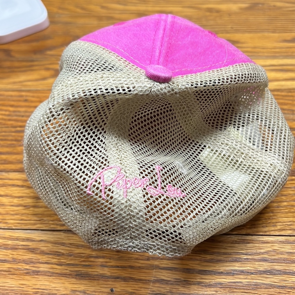 PIPER LOU | Surprise! I’m drunk pink/tan trucker hat - Picture 4 of 6